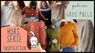 Patrons Tricot Gros Pulls 🧶 HORS SERIE Inspiration [upl. by Gay]