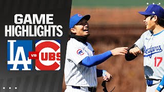 Dodgers vs Cubs Game Highlights 4624  MLB Highlights [upl. by Honoria440]