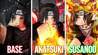 Becoming All Forms Of ITACHI UCHIHA in 24 Hours  Shinobi Life 2 Roblox [upl. by Adehsar992]