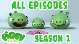 Angry Birds  Piggy Tales  All Episodes Mashup  Season 1 [upl. by Anailuj]