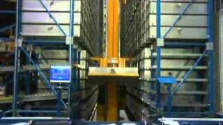 Dematic ASRS  ML350 Miniload Storage amp Retrieval Machine [upl. by Dib]