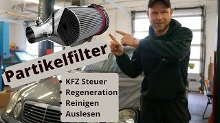 Dieselpartikelfilter  Partikelfilter  KFZ Steuer  Regeneration  Ausbrennen  Auslesen  DPF [upl. by Melas]