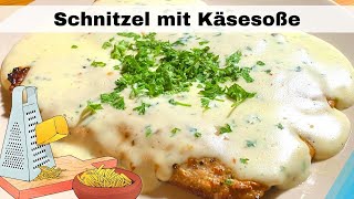 Schnitzel mit herrlicher Käsesoße  auch für Nudeln oder Gemüse [upl. by Ethelin930]