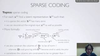 Neural networks 81  Sparse coding  definition [upl. by Wampler413]