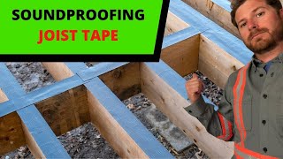 Joist Tape For Soundproofing  It Is Worth It [upl. by Cherey]