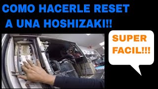 Como Hacerle Reset a una maquina de Hielo Hoshizaki [upl. by Tessler143]