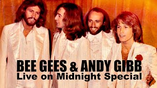 Bee Gees amp Andy Gibb Live 197577 [upl. by Neirda]