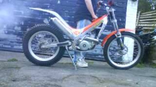 my 2000 sherco 200 graham jarvis special edition trials bike [upl. by Kellyn]