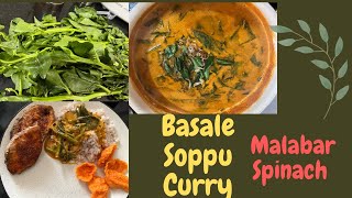 Basale Soppu Coconut CurryMalabar Spinach [upl. by Tilda]