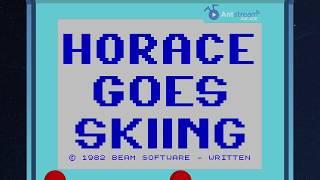 Horace Goes Skiing on Antstream Arcade Gameplay [upl. by Svensen54]