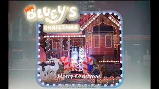 Blueys Christmas Myer Window 2023  Melbourne  Australia [upl. by Yeruoc]