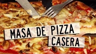 Receta  Masa de Pizza casera [upl. by Eelinnej]