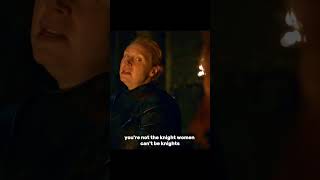 He knighted Brienne shorts gameofthrones [upl. by Tezzil]