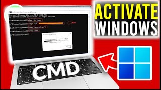 2024 How to Activate Windows 10 or 11 from Command Prompt [upl. by Ataymik480]