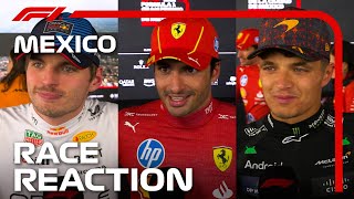 Drivers React After The Race  2024 Mexico City Grand Prix [upl. by Saitam]