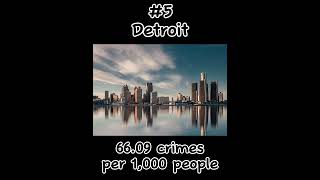 Top 5 Most Dangerous Cities in America 2024 [upl. by Marka]