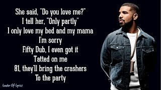 Drake  GODS PLAN Lyrics [upl. by Tyrrell536]