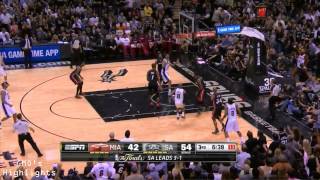 Heat vs Spurs Game 5 Full Game Highlights 2014 NBA Finals  Kawhi Leonard Finals MVP [upl. by Arema]