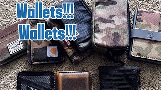 Herschel Supply…Carhart…Chums…and more EDC wallet review [upl. by Ledairam]