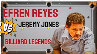 Efren Reyes vs Jeremy Jones  Full Game Highlights [upl. by Airyt]