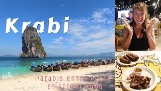 Bucket list destination plage et night market foodie paradise Krabi Thaïlande [upl. by Ikkin]