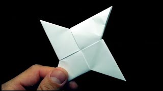 Comment Faire Du Shuriken Arme Ninja Origami Armes en papier [upl. by Llewoh]