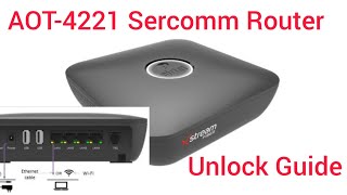 Unlock Sercomm Router AOT 4221SR Expert Guide [upl. by Auqenat5]