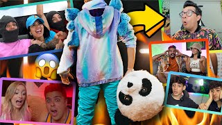 PANDA MUESTRA SU CARA Y ASÍ REACCIONAN YOUTUBERS ROAST YOURSELF [upl. by Lunt766]