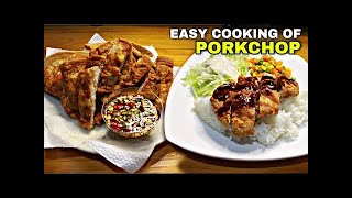 FRIED PORK CHOP easy cooking procedure  The Grateful Vlogs [upl. by Jessa]