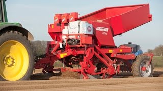 GRIMME GB 330  potato belt planter for 3row planting [upl. by Gorden523]