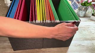 ✨ASMR TINGLY PAPER FILING• PLASTIC SLEEVE PAPER ORGANIZING• FOR SLEEPRELAX• NO TALKING ❤️ [upl. by Teuton]