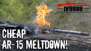 Cheap AR15 Meltdown [upl. by Laresa]