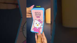 DIY Paper Phone 😱 crafteraditi diy handmade papercraft shorts paperphone CrafterAditi [upl. by Deidre]