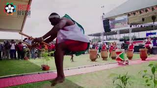 The legendary Burundi Drummers at the FESTAC AFRICA Festival [upl. by Eynaffit]