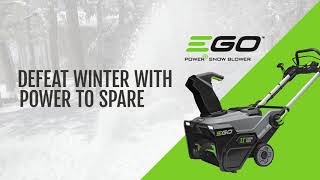 SNT2102 Ego Snow Blower Overview [upl. by Nyret866]