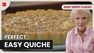 Quiche Recipe Youll Love  Mary Berry Classic [upl. by Aicenek]