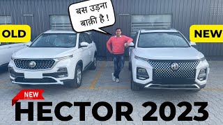 mg hector facelift 2023  features  price  variants  mileage [upl. by Arbrab]