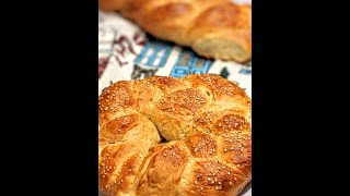 Tsoureki Greek Easter Bread Τσουρέκι [upl. by Elazaro19]