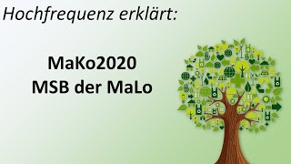 Hochfrequenz erklärt MaKo2020 MSB der MaLo [upl. by Qirat]