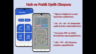 Test Plus  Hızlı ve Pratik Optik Okuyucu [upl. by Aislehc]