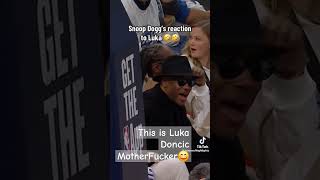 We need Snoop Dogg to say quotthis is Luka Doncic mthr fkrquot snoopdogg lukadoncic whocryingnow nba [upl. by Odrareve943]