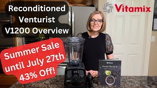 Vitamix Certified Reconditioned Venturist V1200 Product Review [upl. by Lahcsap]