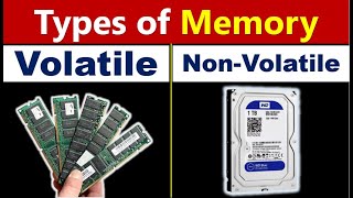 Volatile amp NonVolatile Memory  Types of Memory  Explained in Hindi [upl. by Susi338]