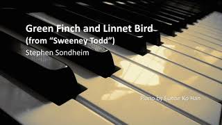 quotGreen Finch and Linnet Birdquot from Sweeney Todd  Stephen Sondheim Piano Accompaniment [upl. by Alebasi]