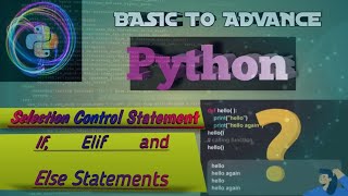 If else elif in Python  Nested If  Python for Beginners [upl. by Isis718]