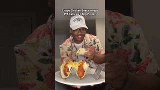 Crispy Chicken Snack Wraps  Low Calorie High Protein [upl. by Iramohs]