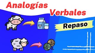 Analogías verbales Repaso Video educativo para niños [upl. by Dobbins55]