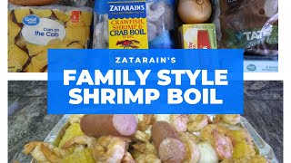 ZATARAINquotS SHRIMP BOIL  Cooking A Hot Meal For The Family [upl. by Normie]