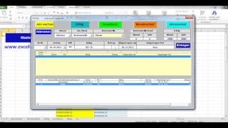 EinnahmeÜberschussRechnung geschäftlich oder privat auf Basis einer Excel Datei Excel VBA [upl. by Wack]