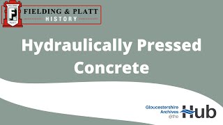 Hydraulically Pressed Concrete [upl. by Arriec]